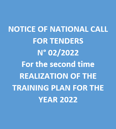 REALIZATION OF THE TRAINING PLAN FOR THE YEAR 2022