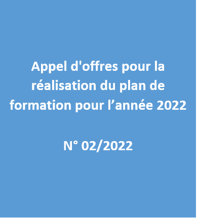 REALISATION DU PLAN DE FORMATION POUR L’ANNEE 2022